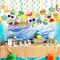 Summer Pool Beach Hanging Swirls Banner Decor 30 Pack Foil Ceiling Hanging Swirls Streams Banner Decorations Garland for Kids Luau Hawaii Celebrating Events Birthday Party Supplies Room Wall Decor